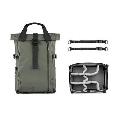 WANDRD PRVKE Rolltop 21L V4 Photography Bundle – Expandable Travel Camera Backpack with Essential Camera Cube and Laptop Sleeve