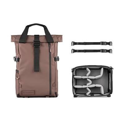 WANDRD PRVKE Rolltop 21L V4 Photography Bundle – Expandable Travel Camera Backpack with Essential Camera Cube and Laptop Sleeve