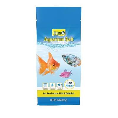 Tetra Aquarium Salt for Freshwater Fish Tanks, 16 Ounces, Salt for Tropical and Goldfish Aquariums Enhances the Health of Your Aquatic Pets