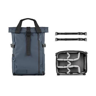 WANDRD PRVKE Rolltop 21L V4 Photography Bundle – Expandable Travel Camera Backpack with Essential Camera Cube and Laptop Sleeve