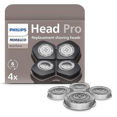 Philips Norelco Genuine Head Shaver Replacement Heads - Compatible with Philips Norelco Head Shaver Pro HS5980, HS7980 and HS9980, Self-sharpening ComfortCut Blades, Gentle on Skin, 4 Pieces, HS740/40