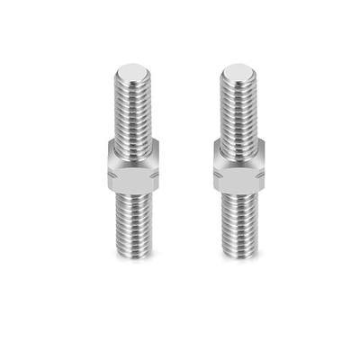 RCHUBAM 2PCS RC Turnbuckles Camber M3 Link Rod for 1/10 TRX-4 Slash 4X4 | 1 Pairs 14mm-50mm Suspension Rod,Alloy Steering Linkage Tie Rods