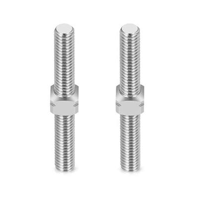 RCHUBAM 2PCS RC Turnbuckles Camber M3 Link Rod for 1/10 TRX-4 Slash 4X4 | 1 Pairs 14mm-50mm Suspension Rod,Alloy Steering Linkage Tie Rods