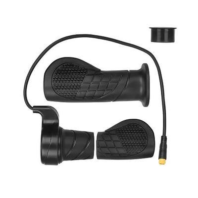 Half Twist Throttle, Electric Bike Thumb Throttle Waterproof Handle Grip, 36V 48V 72V Ebike Modified Speed Control Handlebar Replacement, Compatible with Ebike Motorcycle Scooter