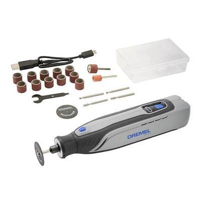 Dremel 8150 8V Cordless Rotary Tool Kit with Brushless Motor and LED Nose Cap - Variable Speed 5,000-30,000 RPM, USB-C Rechargeable and 20 Rotary Tool Accessories