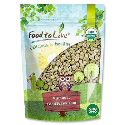 Food to Live Organic Honduran Arabica Green Coffee Beans, 5 Pounds – Whole, Unroasted, Washed Bean. Single Origin. Fresh Crop. Non-GMO, Vegan, Kosher, Bulk