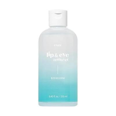 ETUDE Lip&Eye Remover 8.45 fl.oz (250ml) 21AD | Water and Oil Formula for Deep Cleansing | waterproof Mascara Remover for All skin types | Gentle Face Cleanser for Sensitive Skin | Korean Skin Care