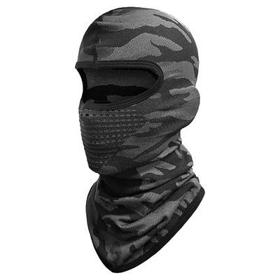 Camo Shiesty Balaclava Extra Long Neck, Windproof Motorcycle Face Mask & Ski Mask, Under Helmet mask for Cycling & Skiing