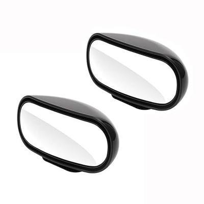 Blind Spot Mirror for Car 2 Pack, Adjustable Convex Wide-Angle Blindspot Mirrors, 360° Rotatable Small Stick-On Blind Side Mirror for Cars, SUVs & Trucks