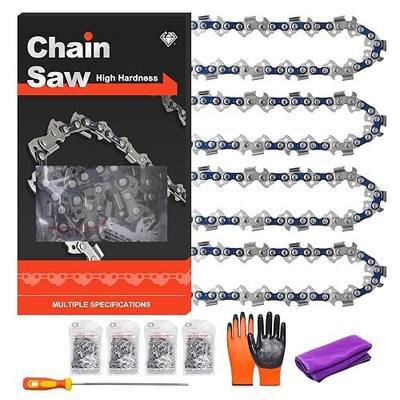 4 Pack 20 Inch Chainsaw Chain, 3/8" Pitch .050" Gauge 72 Drive Links, Fits Husqvarna 455 460 Rancher, Stihl MS311 MS391 and More, Replacement Saw Chain for 20" Bar