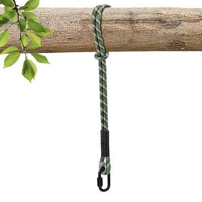 Heavy Duty Tree Swing Ropes, Hammock Tree Straps Hanging Kit, for Outdoor Swings Hammock Playground Set Accessories (5.41ft,65",Green,1Pack)