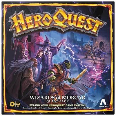 Avalon Hill HeroQuest Wizards of Morcar Quest Pack – Ages 14+ – 2 to 5 Players – Roleplaying Games