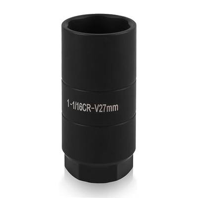 Car Oil Pressure Sensor Socket with 3/8'' Drive,Anti-Rust 1 1/16 Socket for Dismantling Oil Sending Units,Professional 27mm Sockets for Use with 3/8'' Drive or 1 1/8'' Hex Wrench