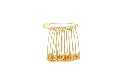 80 PCS Large Safety Pins, Gold Safety Pins Bulk for Sewing and Clothes(56mm)