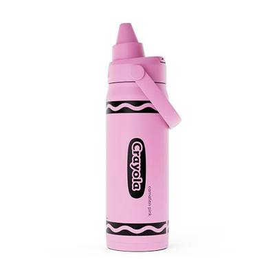 CamelBak Crayola Chug Insulated Stainless Steel Water Bottle, Cold Retention Design with Spill Resistant Chug Lid for Everyday Hydration, 16oz, Carnation Pink