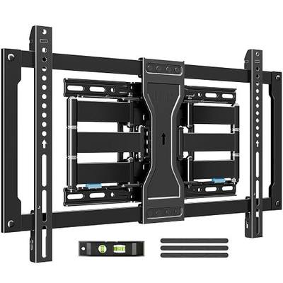 MOUNTUP Ultra Slim TV Wall Mount for Most 37-90 inch TVs, 1.1" Thin Low Profile Full Motion TV Mount Bracket, Dual Swivel Articulating Arms with Tilt, Fits 16" Studs, Max VESA 600x400mm Holds 132lbs