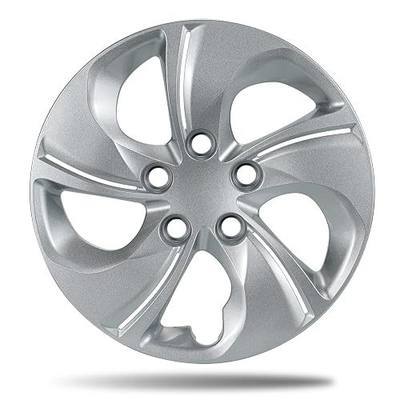 15 Inch Gloss Silver Wheel Covers for 2006-2011 & 2013-2015 Honda Civic, Bolt-On Factory Steel Wheels, OEM Replacement 44733-TR3-A00 / 44733-SNE-A00, ABS Hubcaps, 4-Pack