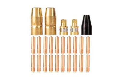 .023 Nozzle Contact Tip Diffuser Kit & Flux Core Gasless Nozzle Compatible with Miller Millermatic Welder 135 140 175 211,Gun M10/M15,Hobart Handler 120 125 135 140 175 180 187 190,Gun H-9/H10