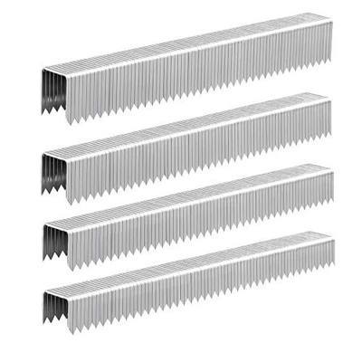 Heavy Duty T50 Staples 1580-Count 4 Sizes Galvanized 3/8" Crown | Includes: 5/16", 3/8", 1/2", 9/16" Beveled Chiseled Pointed Assorted Size 20 Gauge Project Pack fit T50 Stapler