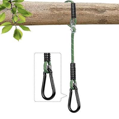 Tree Swing Rope with Heavy Duty Extra Large Buckle,Adjustable Extendable Hammock Hanging Strap for Outdoor Swings Hammock Playground Set Accessories.10Ft(120") of 1,Green