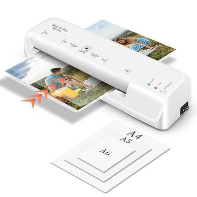 Mas & Pro 9 Inch Laminator Machine with 40 Laminating Sheets | Dual Rollers for a professional finish, For Home/School/Office Use, Anti-Jam, Auto-Sleep Safty Mode, Supports 3mil & 5mil