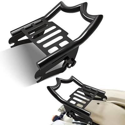 Crown Detachable Luggage Rack for Harley Street Glide Road Glide 2009-2025 | Black Rear Rack for Harley Davidson Touring, Street Glide, Electra Glide, Road King, Road Glide 09-25