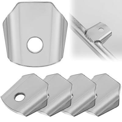 Trick Tab, Weld Tabs 3/8" Hole, 1-3/4" Length & Width, Trick Tabs, Shock Tabs, Steel Universal Weld On Tab Axle for Shock Mounts, Trailers & Roll Cages(4 pcs)