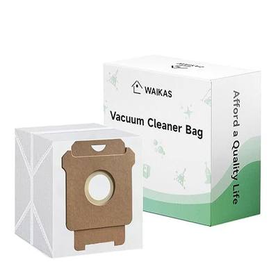 WAIKAS 6 Pack Replacement Roomba Vacuum Bags for iRobot Roomba 104 105 405 505 705 Combo 10 Max, 2 Essential, i7+ i3+ i4+ i6+ i8+ j7+ j9+ s9+, i s j Series, All Clean Base Automatic Dirt Disposal Bags