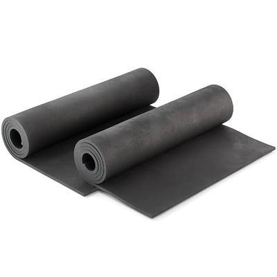 2-Pack Shape Retention EVA Cosplay Foam - 6mm Thick (Black) 14x39 inch High Density EVA Craft Foam Sheets - Premium 85 kg/m3 Heat Shape Material for DIY, Comic, Con or Halloween Costumes - The Foamory