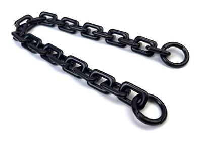 VersaKits 14.9'' Matte Black Heavyweight Chunky Purse Chain Strap | Premium Zinc Alloy Luxury-Inspired Design Wear-Resistant Finish Easy Clip-On Installation DIY Bag Upgrades