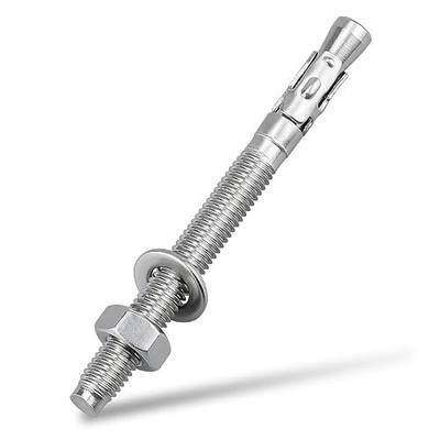 6-Pack M12-1.75 x 120 Wedge Anchors, Stainless Steel 304 (18/8), Concrete Anchor for Heavy-Duty Projects