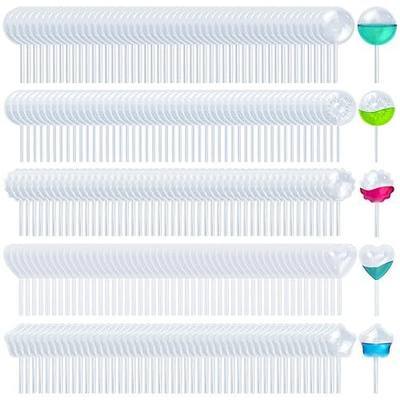 250 Pcs Mini Pipetas para Flan,4ML Goteros Pipetas para Postres Plastic Transfer Pipettes for Cupcakes (5-Shapes)