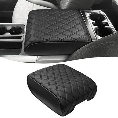 KBH Center Console Armrest Cover for 2021-2026 Ford F150, Middle Console Lid Protector, Arm Rest Box Cushion, Anti-Scratch, Black (Fits Bucket Seat Console Only)