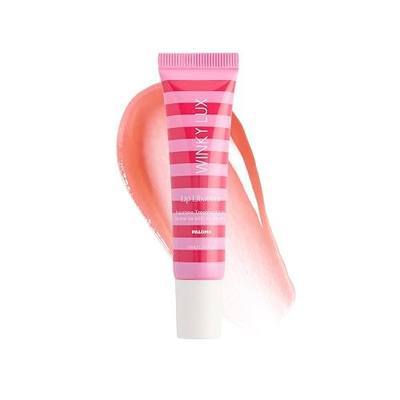 Winky Lux Lip Libations, 10% Squalane Lip Treatment, Deeply Hydrates, Softens, Nourishes, with HA, Vitamin E & B5, Ceramide NP, Shea Butter, Clean Beauty, Cruelty-Free, Vegan, Paloma, Tinted Shine