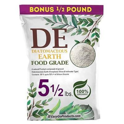 Diatomaceous Earth Food Grade – 100% Natural Organic – Safe For Humans and Pets – Fresh Water Powder – Sealed Bag