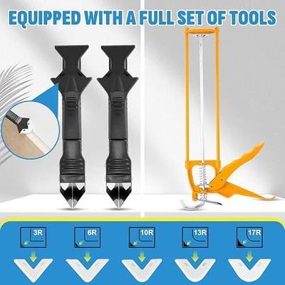 Silicone Caulk & Sealant Clear, 10 Pack - 100% Waterproof Silicone Sealant, Silicone Caulking for Kitchen and Bathroom, Toilet, Sink, Window & Door Use, Shrink & Crack Proof (10.1 FL.OZ/300ml)