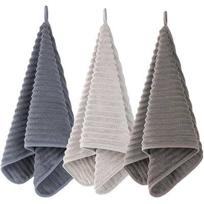 Luxury 3-Piece Quick-Dry Bath Towel Set – Ultra Soft Microfiber Towels for Bathroom, Pool, Gym & Travel – Elegant Twill Design(14”x 29.6”)