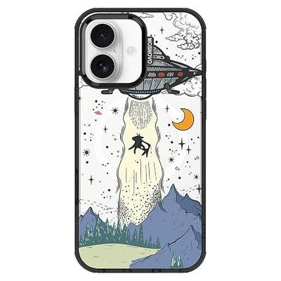 MOSNOVO for iPhone 17 Case, Fit for MagSafe, Military-Grade Drop Protection, Shockproof Bumper, Aesthetic Magnetic Phone Case for iPhone 17, UFO/Black