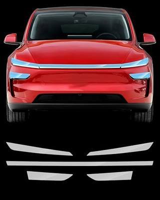 KKTR-CAR Front Headlights Clear Protection Film (TPU) Compatible with Tesla Model Y Juniper,8 Mil Thick Headlamp Overlays Protective Film Model Y Juniper 2025