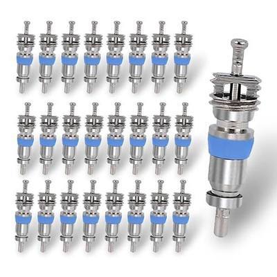 Valve Core for R410 R32 R22,High Pressure with Teflon Seal,HVAC Replacement Part Ideal for Refrigeration Systems and Air Conditioning 50PCS