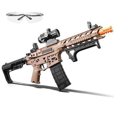 Larmside Automatic Blaster 820278 JellyBullet Outer 18+ (Ultimate SNDAR15) | Nylon Body 200 FPS, Automatic Repeating & Single Mode, Pre-feeding Clip