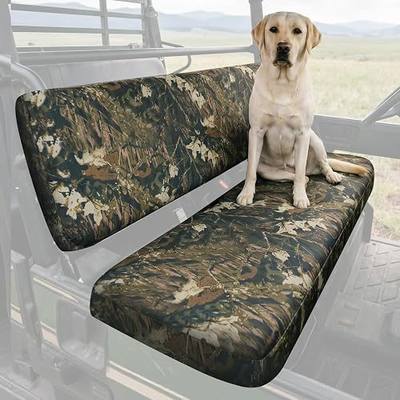 ZIDIYORUO Camo Mule Pro Seat Covers for Mule PRO-FXT DXT FX DX 2015-2026 | Waterproof Coating Mule Bench Seat Cover, OEM Fit KAF080-039, Snug Fit Front & Rear Full UTV Seat Protector for Outdoor