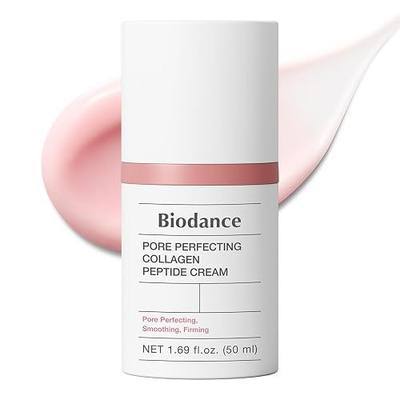 BIODANCE Pore Perfecting Collagen Peptide Cream, Hydrating, Plumping, Pore Care, Firming Facial Moisturizer, Korean Skin Care, Self Care Gifts for Women | 1.69 fl. oz.