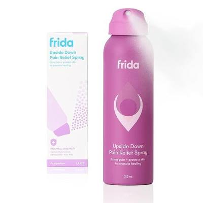 Frida Mom Anesthetic Spray, Hospital Strength Benzocaine and Glycerin for Instant Relief and Healing, Dermatologist Tested, with Aloe and Witch Hazel, Postpartum Essentials, 3.5oz