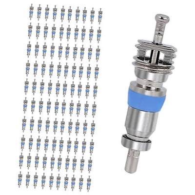 Valve Core for R410 R32 R22,High Pressure with Teflon Seal,HVAC Replacement Part Ideal for Refrigeration Systems and Air Conditioning100PCS