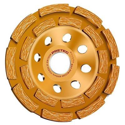 4 1/2 inch Concrete Grinding Wheel, 18-Segment Double Row Diamond Grinding Wheel with 7/8" Arbor for Angle Grinder, Diamond Grinding Wheel for Polishing Concrete, Marble, Granite