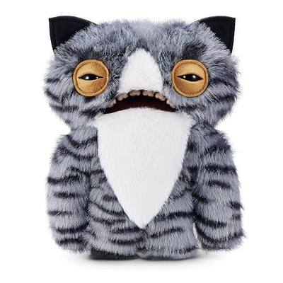Fuggler Alley Cats 9-Inch Plush Toy (Wide Eyed Cat) by ZURU – Funny Ugly Monster Stuffed Animal with Human-Like Teeth, Collectible Plush for Kids, Tweens, Teens, Adults & Cat-Loving Weirdos
