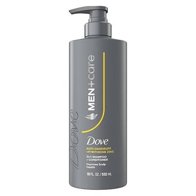 DOVE MEN+CARE 2-in-1 Shampoo + Conditioner Anti-Dandruff 1 ct to Improve Scalp Health, with Pyrithione Zinc, 18 oz