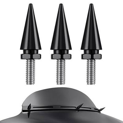 AMAZICHA Motorcycle Windshield Bolts, Fairing Bolts Fit for Harley Davidson 1996-2013 Street Glide Electra Glide Ultra Classic Ultra Limited Tri Glide Black