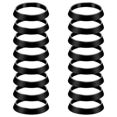 16 Pcs Seal Ring Silicone Washer, Cone Silicone Seal Ring, Waste Pipe Seals Rings Rubber Gasket Washers,Plumbing Washers Rubber Gasket for 1-1/2 Inch Pipe Shower Drain Kitchen Sink Faucet